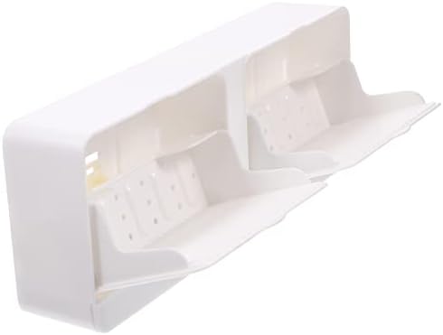 קבילוק אמבטיה מכולות 2-רשת עיצוב סבון מחזיק אמבטיה סבון תיבת מגש קיר ניקוז סבון מקרה מיכל ניקוז סבון צלחת עם מכסה לאמבטיה