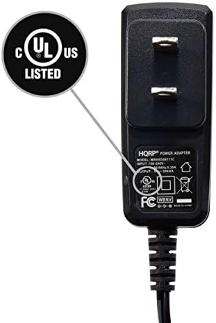 מתאם HQRP 9V AC מתאים למגבר אוזניות של HoneyTone E-15/N-10 MINI AMP בתוספת מתאם תקע יורו HQRP