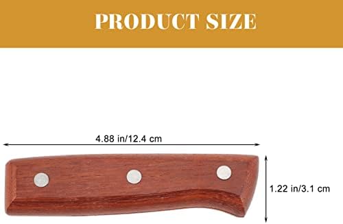 סכין Luxshiny ייצור ציוד 1 סט של ידית סכין עץ החלפת ידית חותך לא החלקה ידית אחיזה ידית אחיזה ידית אחיזה אביזרים יפניים