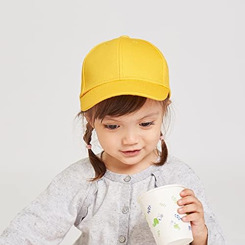 לנגז'ן כותנה פעוטות חיצוניות בנות בנים כובע בייסבול רגיל תינוק תינוקת מובנית כובע מתכוונן לילדים כובע שמש