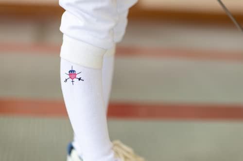 גרבי גידור גידור אמריקאים - סט של 2 זוגות גרביים נוחים לגידור ספורט - כותנה