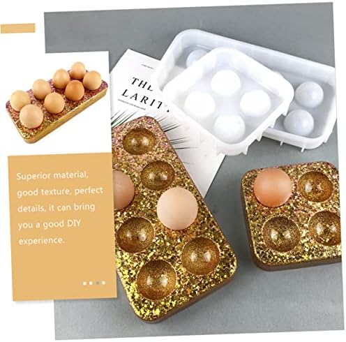 ABOOFAN 6 PCS פסחא DIY מחזיק ביצה מגשי ביצה לביצים נטושות ערכות DIY מקרר מגש ביצה תבניות מקרר ביצת ביצה מחזיק אחסון