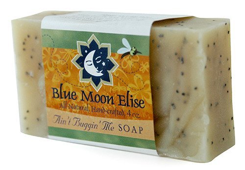 סבון לימונלה כחול לא מציק לי-סבון טבעי בעבודת יד עשוי שמנים אתריים של לימונלה טהורה, אקליפטוס ועשב לימון-חובה לקמפינג