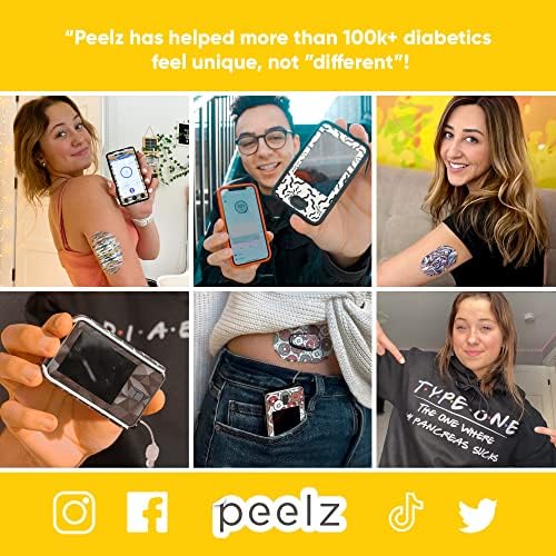 Peelz dexcom G6 טלאי דבק 25 חבילה - טלאי חיישן CGM אטומים למים ארהב למשך 14+ ימים - טלאי סוכרת של עור רגיש