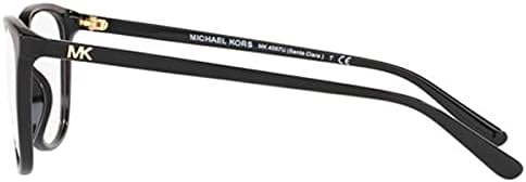 מייקל קורס מק4067 יו-3005 משקפיים סנטה קלרה שחור עם עדשת הדגמה 55 ממ
