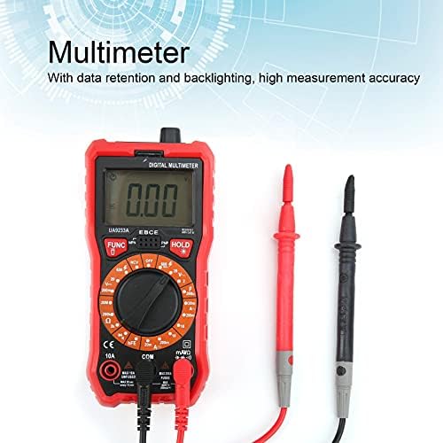 Jadeshay Multimeter Multimeter נייד UA9233A מד בוחן קיבול מתח זרם לחשמלאי