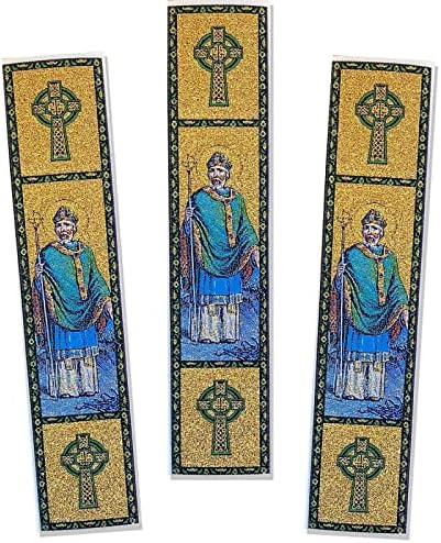 חנות דתית סנט פטריק-סט של 3 סמני ספרי שטיח אמנות טקסטיל 9 1/8 אקס 2 וי-בי-1-772