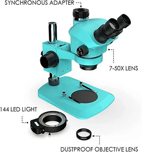בחדות גבוהה משקפת סטריאוסקופית רציף זום מיקרוסקופ 7-50 פעמים בדיקה תעשייתית ותחזוקה מיקרוסקופ