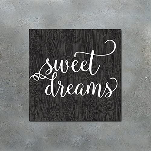 שלטי קיר מעץ עם אמירת חלומות מתוק