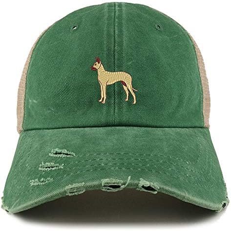 טרנדי הלבשה חנות דני ענק כלב רקום בלוי ביל נהג משאית רשת חזרה כובע