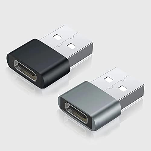 USB-C נקבה ל- USB מתאם מהיר זכר התואם את Archos Diamond Omega למטען, סנכרון, מכשירי OTG כמו מקלדת, עכבר, zip,