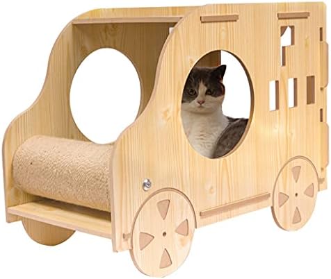 חדש מוצק עץ חתולי קן כלב בית ארבע עונות כללי מנועים חתולי מיטת חתולי בית חתולי שריטה מוט חתולי צעצוע ספקי