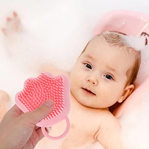 מברשת סיליקון מקרצנים סיליקון אמבטיה מברשת קרצוף: מברשת מקלחת לתינוק גב גב קרצוף גוף פילינג מקלחת מברשת מברשת