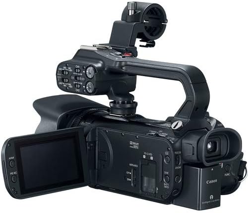 Canon XA11 Compact Compact Full HD מצלמת וידיאו עם HDMI וצרור מקצועי פלט מורכב. כולל סוללה נוספת, מארז, נורת LED,