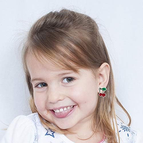 ניוטין 52 זוגות צבעוני חמוד עגילים עבור בנות היפואלרגנית עגילי נירוסטה עגילים עבור בנות ונשים