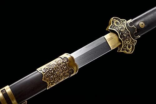 GLW חרב בעבודת יד מקופלת פלדה מחוסמת חרב סכין סכין ציד סנדלווד סנדלווד סכין עץ