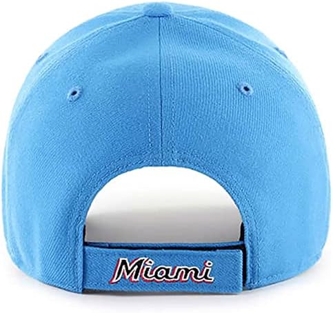 כובע כחול בהיר מתכוונן ' 47 ' מיאמי מארלינס, מידה אחת