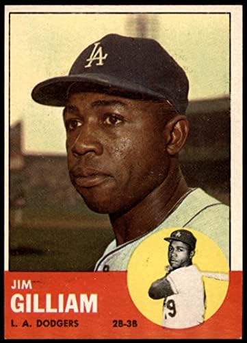 1963 Topps Baseball 80 ג'ים גיליאם מעולה על ידי כרטיסי Mickeys