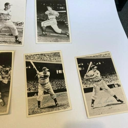 הרבה משנות החמישים של קליבלנד אינדיאנים חתמו על תמונות וינטג 'עם חתימה - תמונות MLB עם חתימה