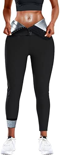יוגה מכנסיים זיעה סאונה מכנסיים לנשים גבוהה מותן מאמן הרזיה חותלות דחיסת נשים יוגה מכנסיים מגוון