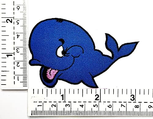 HHO תיקון סט 3 חלקים. טלאי דולפין כחולים דולפין תינוקות חיה לבעלי חיים מדבקות קריקטורה מעיל רקמה ז'קט חולצה טלאי תפור