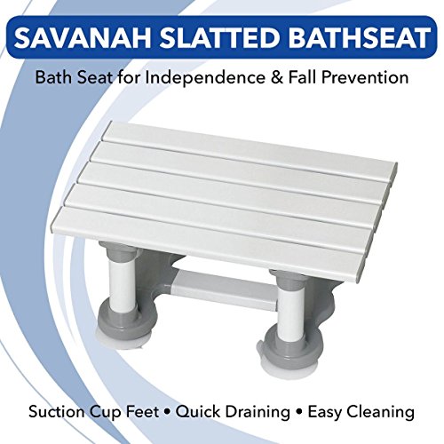 HomeCraft Savanah מושבת אמבטיה, כיסא מקלחת עם לוחות לישיבה באמבטיה, 6 גבוה