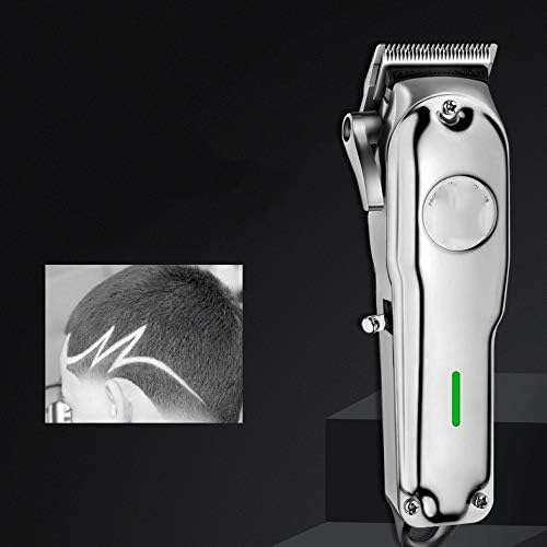 GFDFD Barber Shop חזק חותך חותך מכונת חיתוך תספורת תספורת שיער אלחוטי שיער שיער גוזם 100-240V חותך נטענת חשמלית