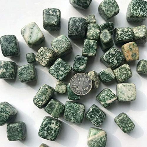 Ertiujg husong312 100 גרם ירוק טבעי אבן נלהבת סלע לא סדיר סלע וריפוי קוורץ אבנים טבעיות ומינרלים קריסטל