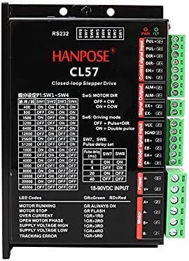 נהג מנוע צעד של CL57 CL57 של HANPOSE עבור NEMA 23 CNC נהג מנוע סרוו היברידי DC 18-90V