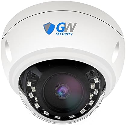 GW Security GW8087MMIC 8MP 4K IP POE 3X זום אופטי 2.8-8 ממ עדשה ממונעת מצלמת אבטחה, מיקרופון מובנה, גילוי אנושי
