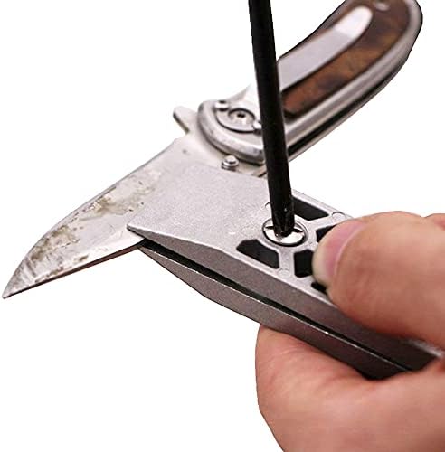 סכין מחדדי ערכת עבור מטבח / שפים / סדנה, לתקן - זווית סכין חידוד מערכת עם 5 אבן משחזת ושמן,שימוש10