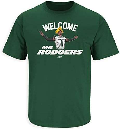 ברוך הבא חולצת טריקו של מר רודג'רס לאוהדי הכדורגל בניו יורק