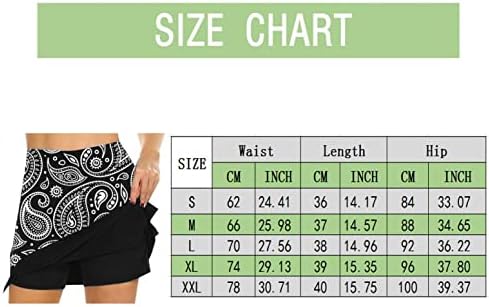 מכנסי נשים קצרים נשים 2 ב 1 זורם פרחוני מודפס מכנסיים קצרים יוגה יבש מהיר שכבה כפולה גודל סיבתי קצר S-5xl