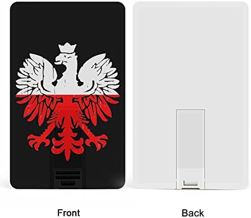 דגל פולין דגל פולני נשר USB כונן פלאש בהתאמה אישית של כרטיס אשראי כונן זיכרון מקל מתנות מקש USB