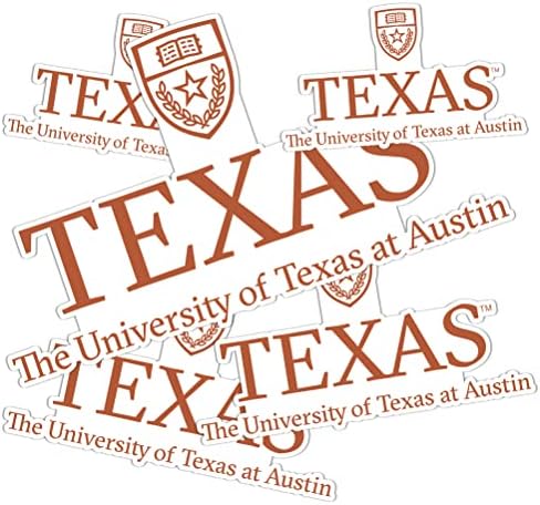מדבקה של אוניברסיטת טקסס Longhorns UT אוסטין מדבקות ויניל מדבקות מחשב נייד בקבוק מים ניידים אלבום T3
