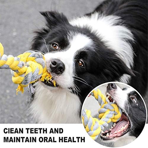 FEGOCLT עמיד 6 צעצוע של חבל כלב קשר לצעצועים לניקוי שיניים בטוחים אינטראקטיבי