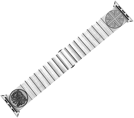 סמלים של ניקסטון בריטניה פס חרוט תואם ל- Apple Watch Ultra 49 ממ 45 ממ 44 ממ 42 ממ 41 ממ 40 ממ 38 ממ 8 7 6 SE 5 4