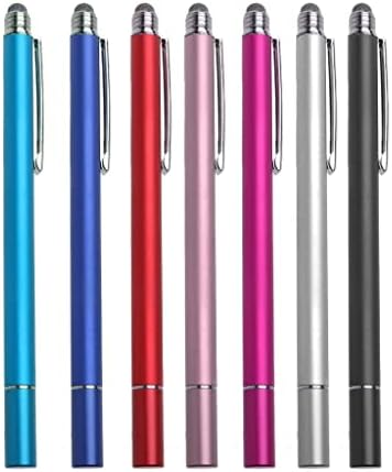 עט חרט בוקס גלוס תואם לאייפון 6 - חרט קיבולי Dualtip, קצה סיבים קצה קצה קיבול עט עט לאייפון 6, אפל אייפון 6 - כסף מתכתי
