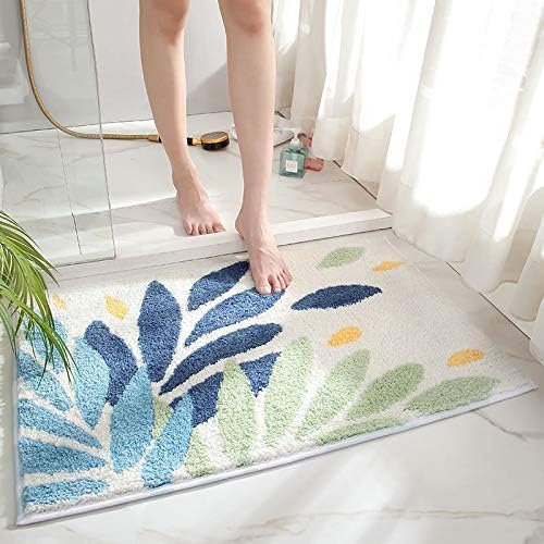 שטיחי אמבטיה של ארלוב מחצלות מקלחת מיקרופייבר רכות וסופגות במיוחד, שטיח אמבטיה קטיפה עבה, מחצלות אמבטיה לרצפת