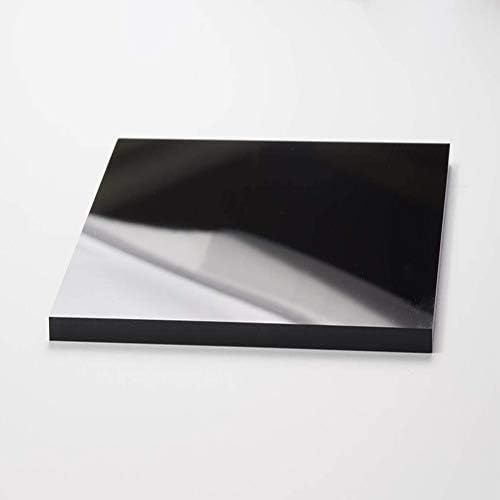 זרובגין פרספקס צלחת, שחור מראה חלקה, אקריליק פלסטיק זכוכית גיליון, קל לחתוך, השפעה עמיד, עובי: 8 מ מ,רוחב 500 מ מ