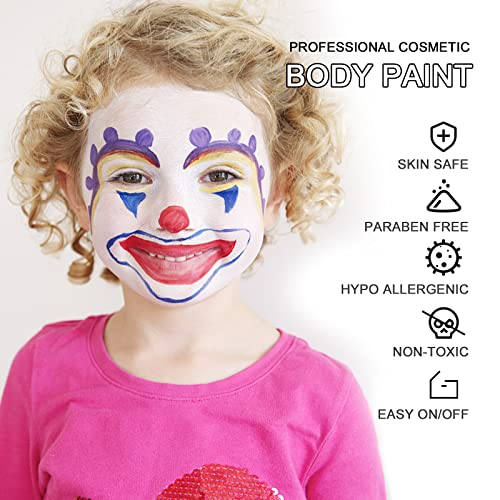 ערכת ציור פנים של Moemoe Baby Paint גוף גוף פנים מקצועיות ציור גוף ערכת מים מבוסס פנים ציור איפור בטוח לילדים