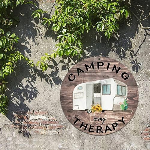 קמפינג הוא הטיפול שלי שלטי מתכת חווה בית חווה שלטי קמפינג כפרי שלטי עיצוב קמפר וינטג