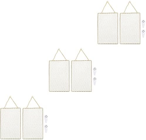 תכשיטי קאבילוק קולב קיר רכוב על מארגן תכשיטים תלויים: 6 מחשבים תלויים מחזיק עגיל עגיל עגיל עגיל עגיל מתלה מחזיק עגיל