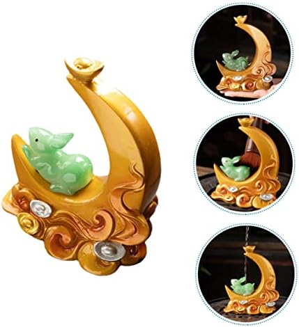 Homsfou the Jade Kung מתנה משחק גלגל המזלות עיצוב אביזר צורה ירח שנת חיית מחמד חובבי פסל סיני תה של אביזרים חמוד מטיל חמוד