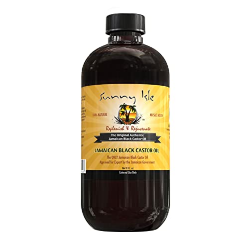 שמן קיק שחור ג ' מייקני סאני אייל 8 אונקיות - בקבוק פלסטיק לחיות מחמד / שמן צמיחת שיער, גבות וריסים, טיפוח הקרקפת
