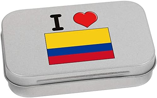 Azeeda 80 ממ 'אני אוהב קולומביה' מתכת פח/קופסת אחסון