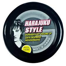 מחצלת שעווה של גטסבי ושיער ג'ל קשיח ברק חינם יפן 75 גרם סדרות גודל לגברים סטיילינג