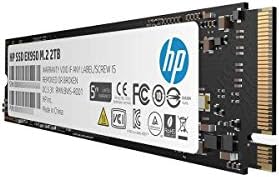 HP EX950 M.2 2TB PCIE 3.1 X4 NVME 3D TLC NAND כונן מצב מוצק פנימי 5MS24AAABC