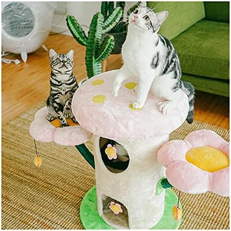 חתול עץ מגדל, חתול טיפוס מסגרת ריהוט גרוד עבור קיטי מטפס בית חתול לשחק מגדל פעילות מרכז למשחק להירגע ולישון