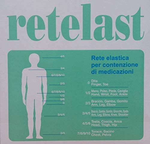 RETELAST NET אלסטי צינורי לאיפוק של רוטב פצע - גודל 9